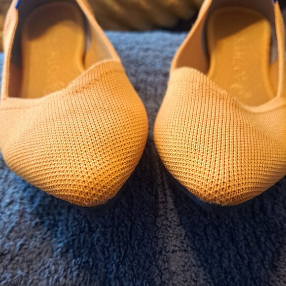 Yellow Rothy's The Point flats Size 9 - Picture 6 of 8